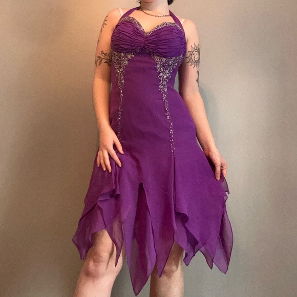 Y2K fairy 2000s beaded dress - Picture 4 of 15